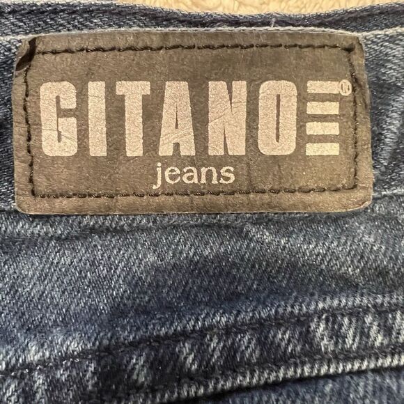 Vintage Gitano Jeans 80s High Waist Mom Faded Medium Wash Size 14 Short - Picture 5 of 5